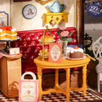 Leisure Time Tea Room - DIY Miniature House with Light