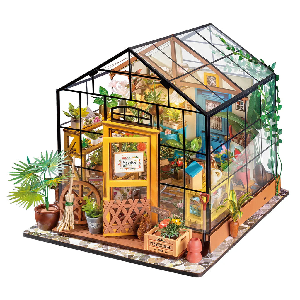 Cathy's Flower House - DIY Miniature House with Light