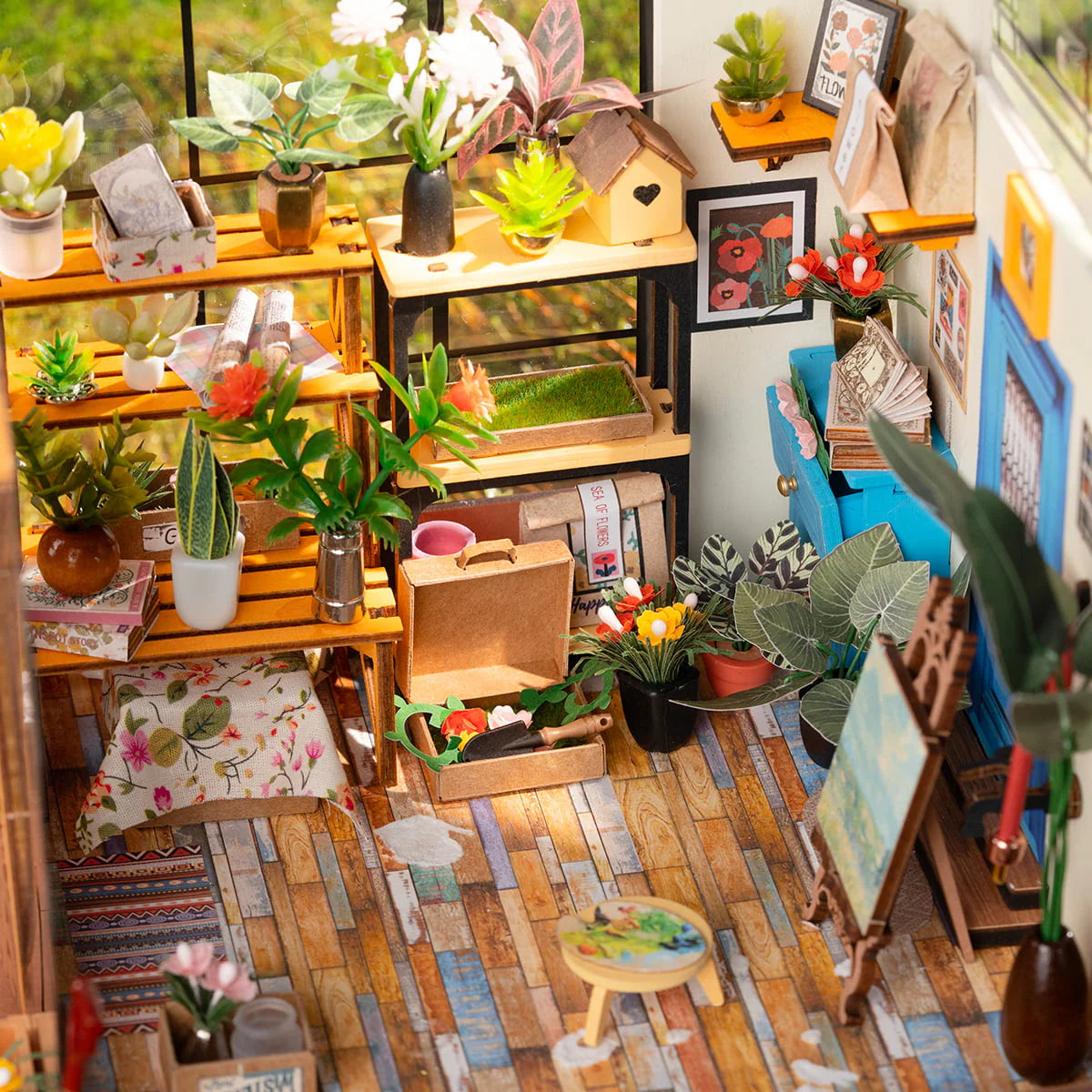Cathy's Flower House - DIY Miniature House with Light
