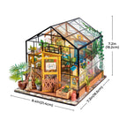 Cathy's Flower House - DIY Miniature House with Light