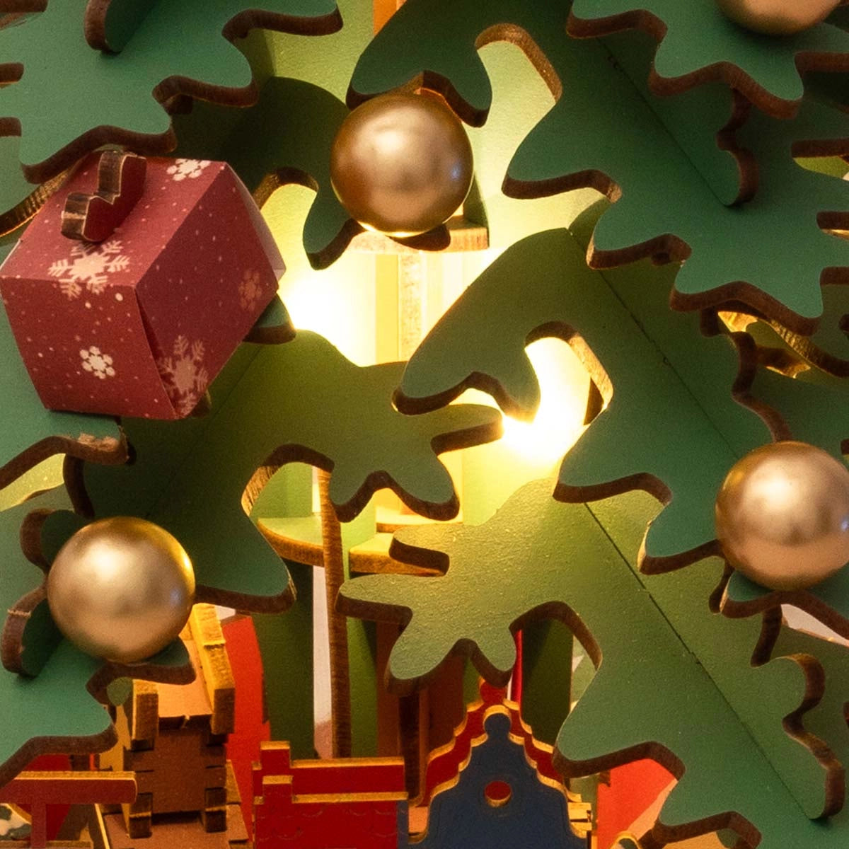 Christmas Melody - DIY Mechanical Kit with Music and Lights