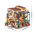 Emily's Flower Shop - DIY Miniature House with Light