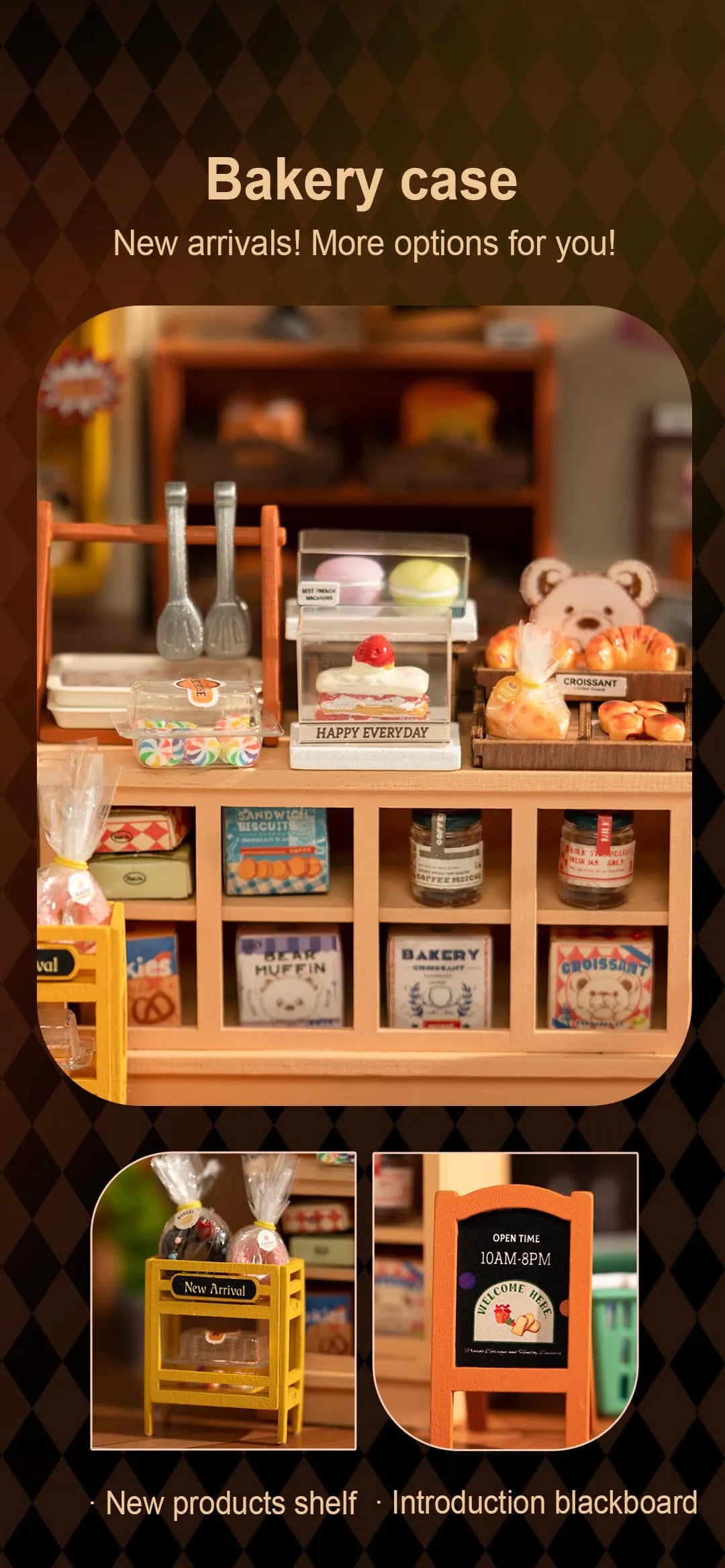 Becka's Baking House - DIY Miniature House with Light