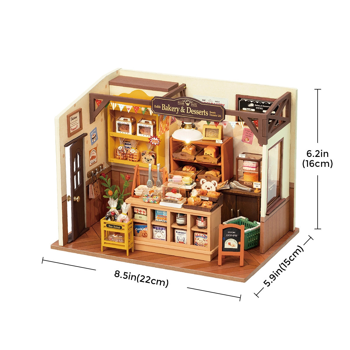 Becka's Baking House - DIY Miniature House with Light
