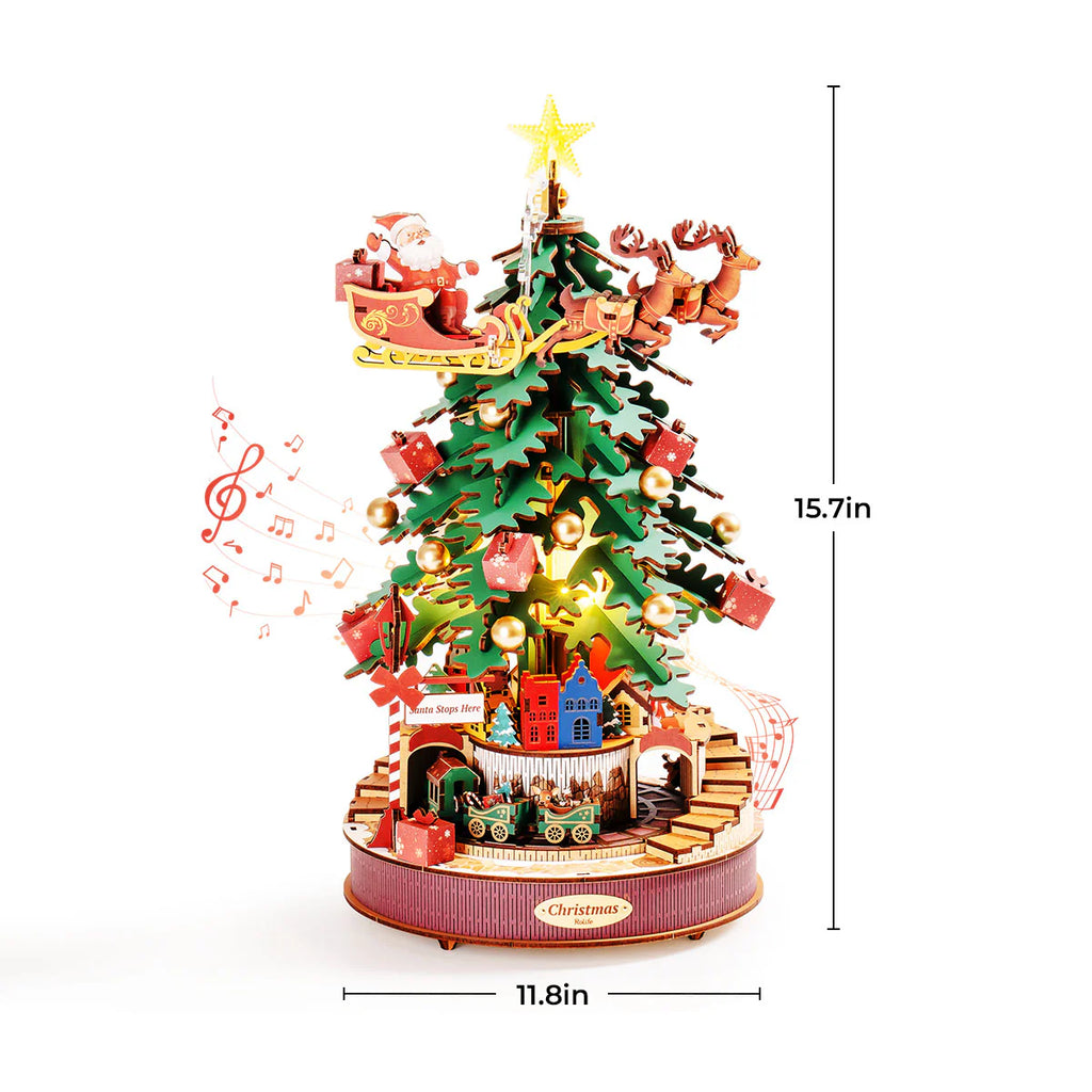 Christmas Melody - DIY Mechanical Kit with Music and Lights