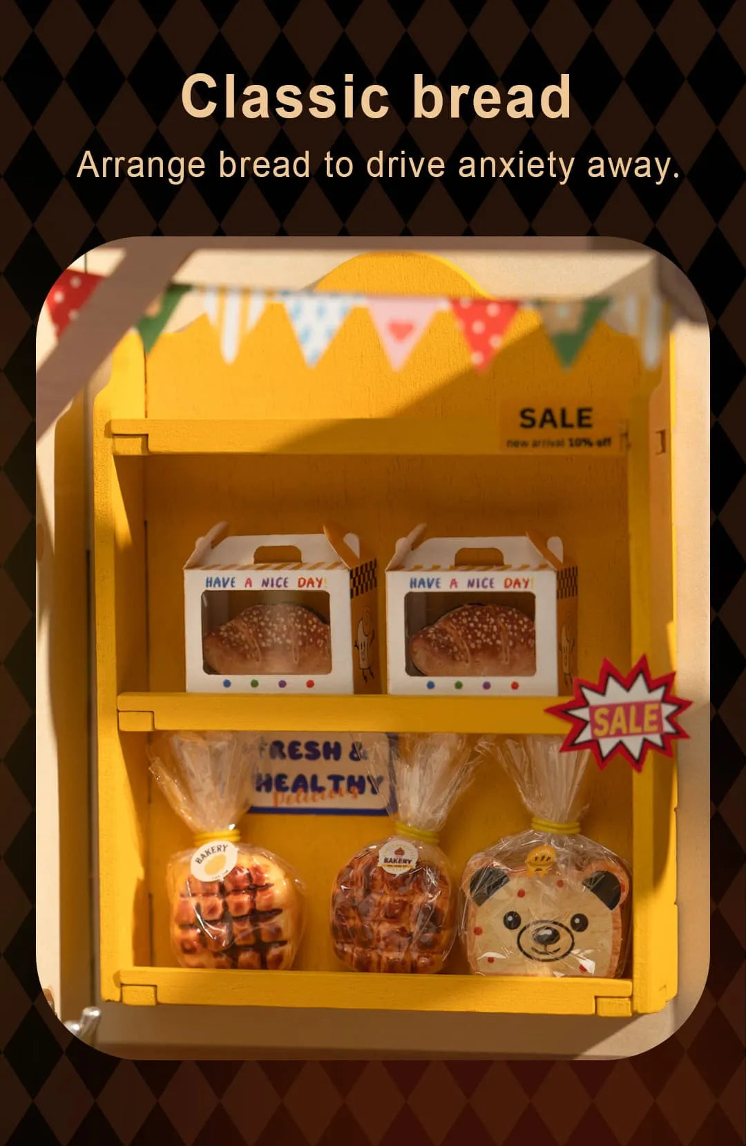 Becka's Baking House - DIY Miniature House with Light