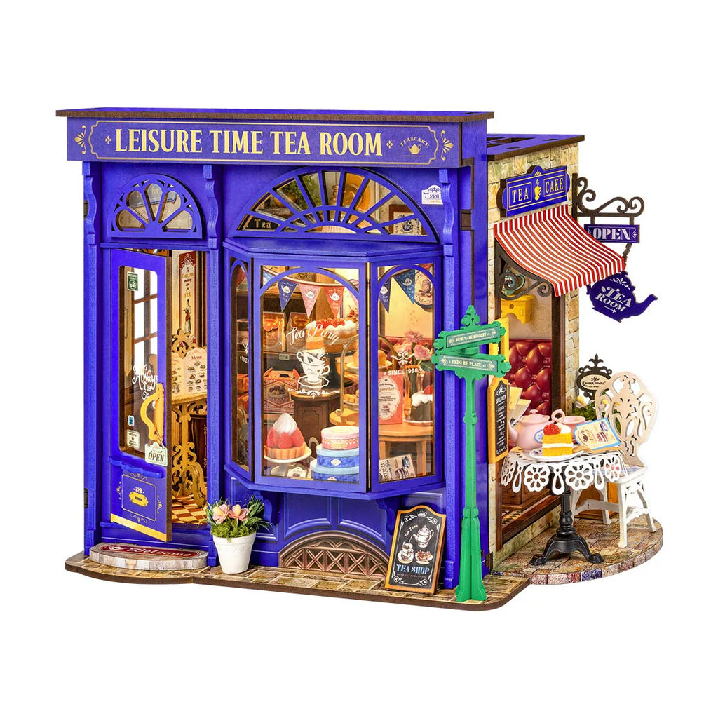 Leisure Time Tea Room - DIY Miniature House with Light