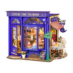 Leisure Time Tea Room - DIY Miniature House with Light