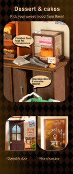 Becka's Baking House - DIY Miniature House with Light