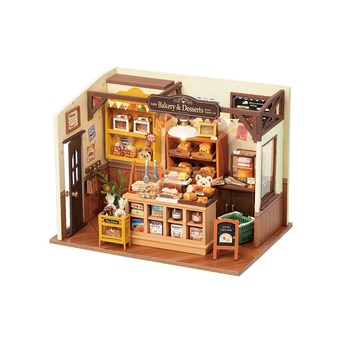Becka's Baking House - DIY Miniature House with Light