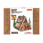 A-Frame Cabin - DIY Miniature House with Light