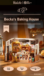 Becka's Baking House - DIY Miniature House with Light