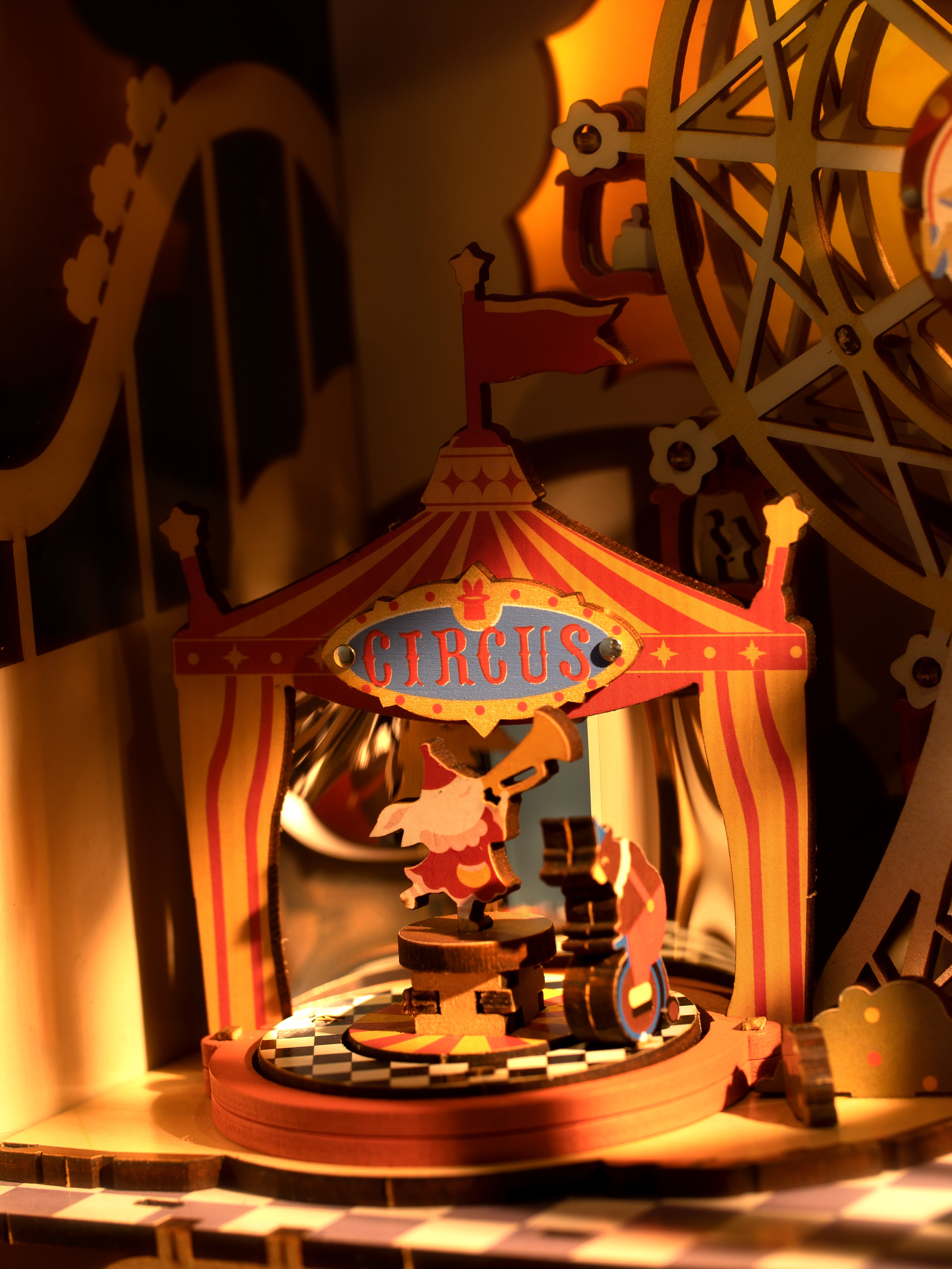 Sunset Carnival - DIY Mechanical Kit with Music and Lights