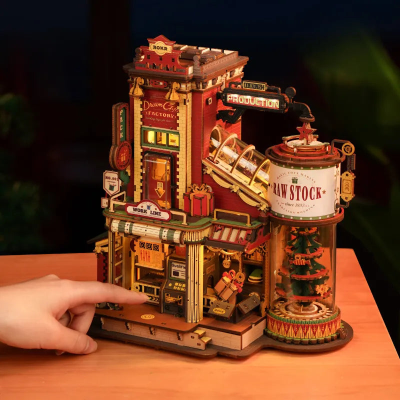 Dream Gift Factory - DIY Mechanical Kit with Music and Lights
