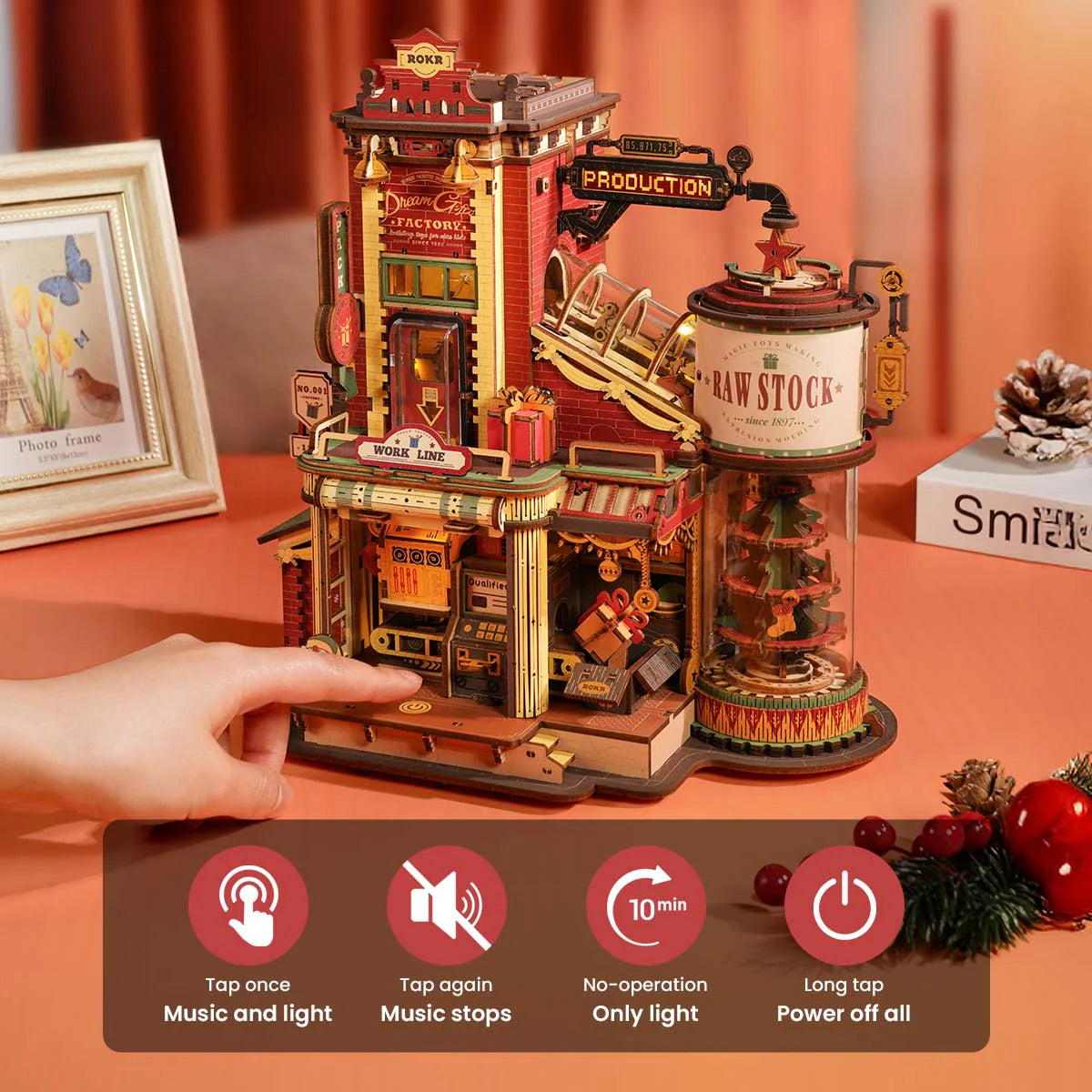 Dream Gift Factory - DIY Mechanical Kit with Music and Lights