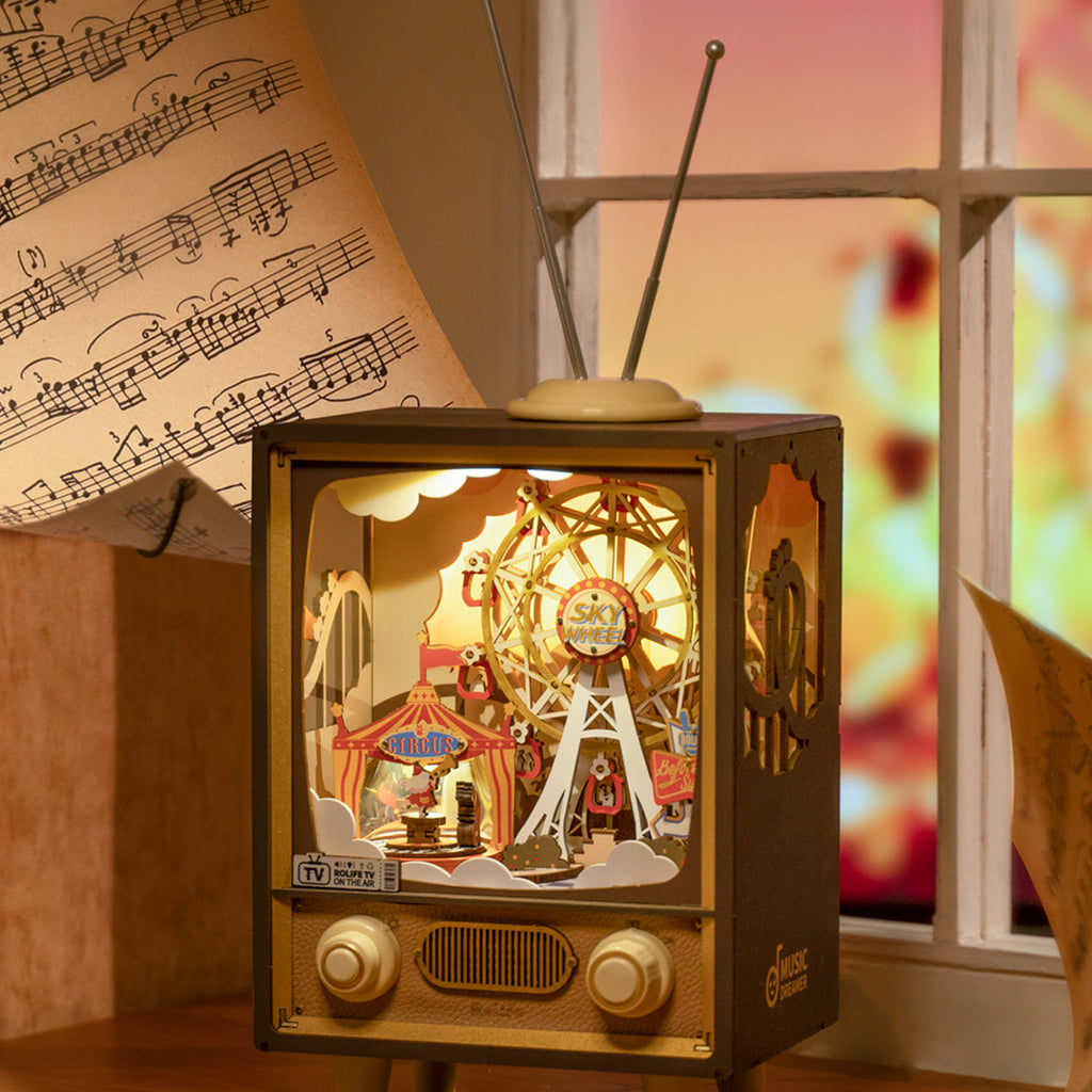 Sunset Carnival - DIY Mechanical Kit with Music and Lights