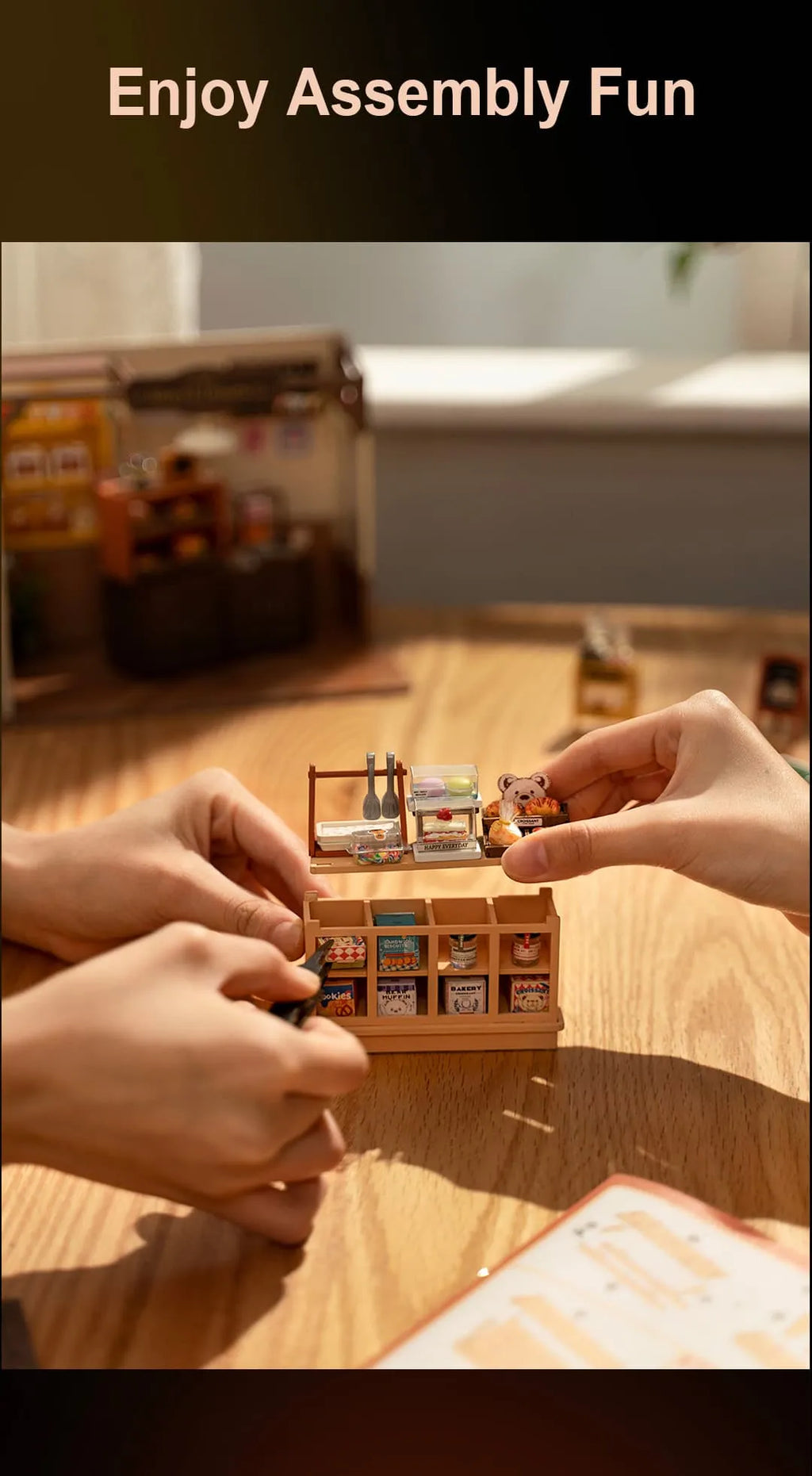 Becka's Baking House - DIY Miniature House with Light