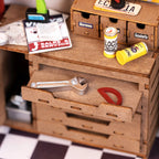 Garage Workshop - DIY Miniature House with Light