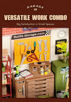 Garage Workshop - DIY Miniature House with Light