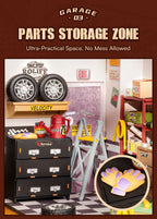 Garage Workshop - DIY Miniature House with Light